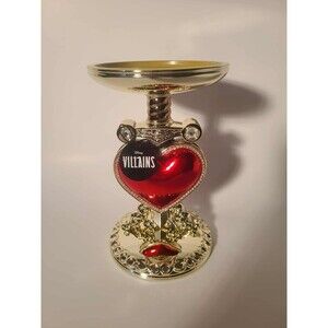 Disney Villains Evil Queen / Heart 3 wick Candle Stand Holder LTD BBW NWT New